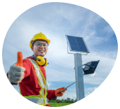 Gaskeuring dienst illustratie